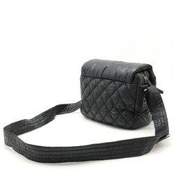 CHANEL Cococoon Matelasse Small Shoulder Bag Nylon Black 8616