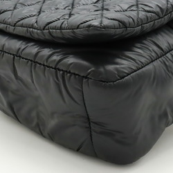 CHANEL Cococoon Matelasse Small Shoulder Bag Nylon Black 8616