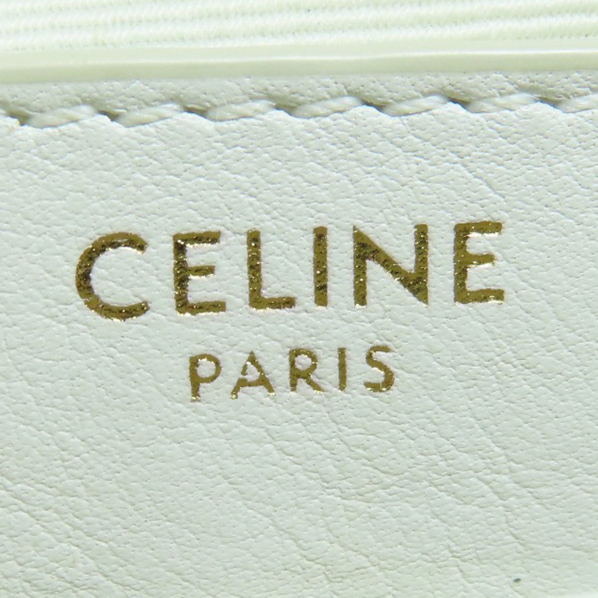 Celine long shoulder bag leather ladies