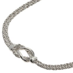 Tiffany double rope necklace silver ladies