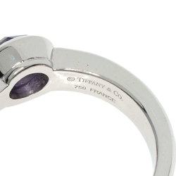 Tiffany Rose Cut Amethyst Ring, 18K White Gold, Women's
