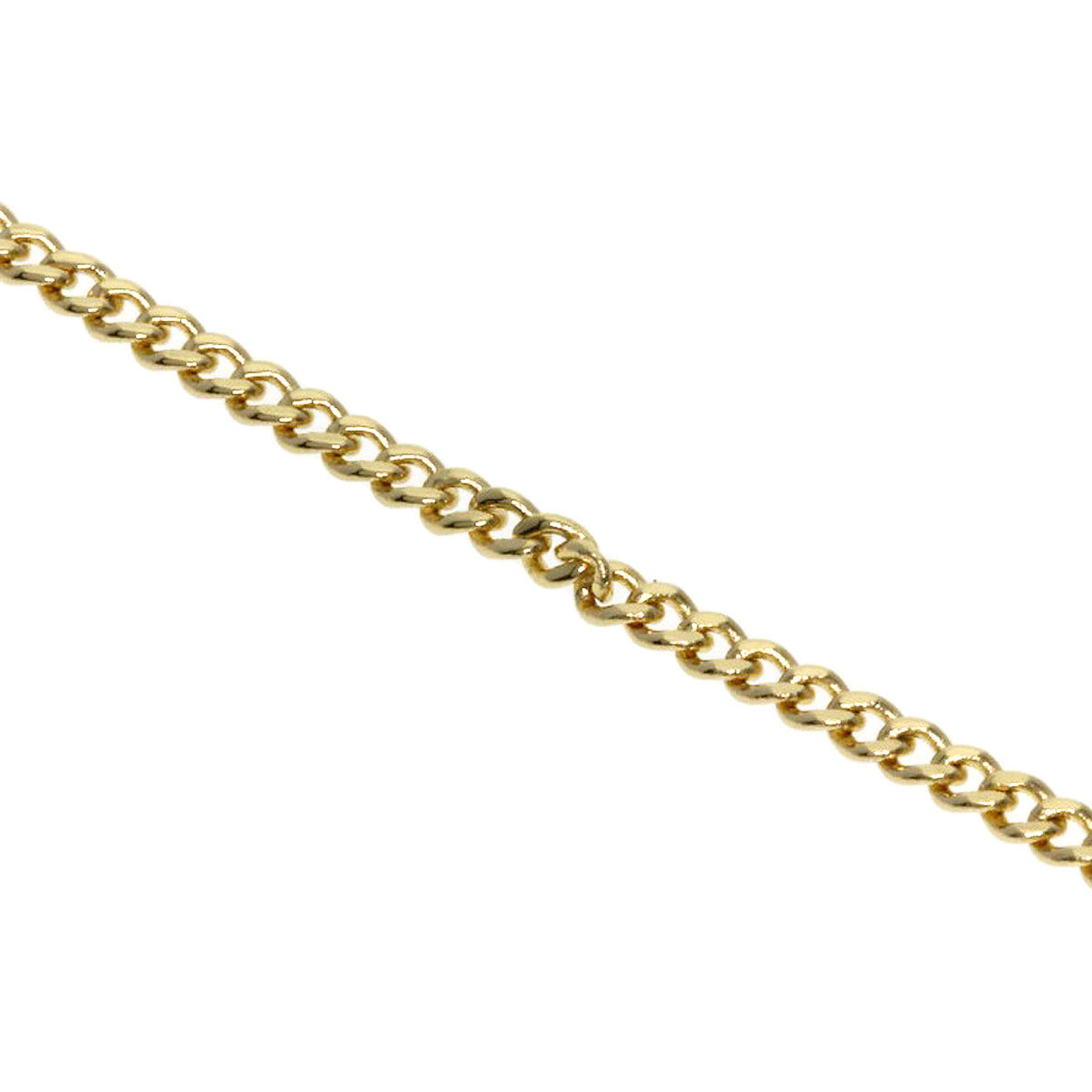 Tiffany Chain Cross Heart Necklace Silver K14YG Women's