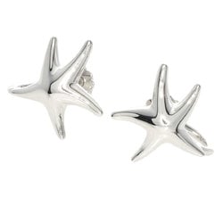 Tiffany Starfish Earrings Silver Women's