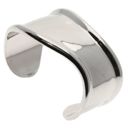 Tiffany Elsa Peretti Bone Cuff Medium Right Hand Bracelet Silver Women's