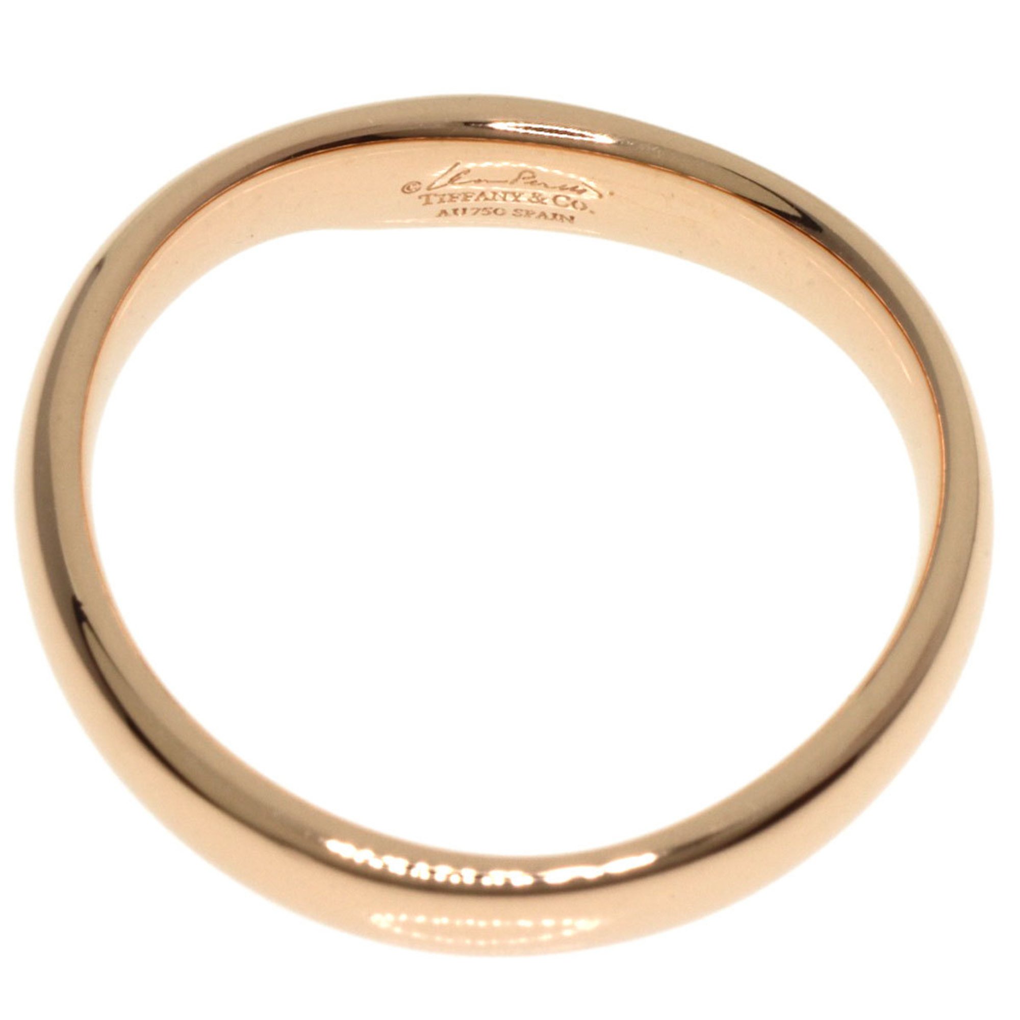 Tiffany Elsa Peretti 5P Diamond Ring, 18K Pink Gold, Women's