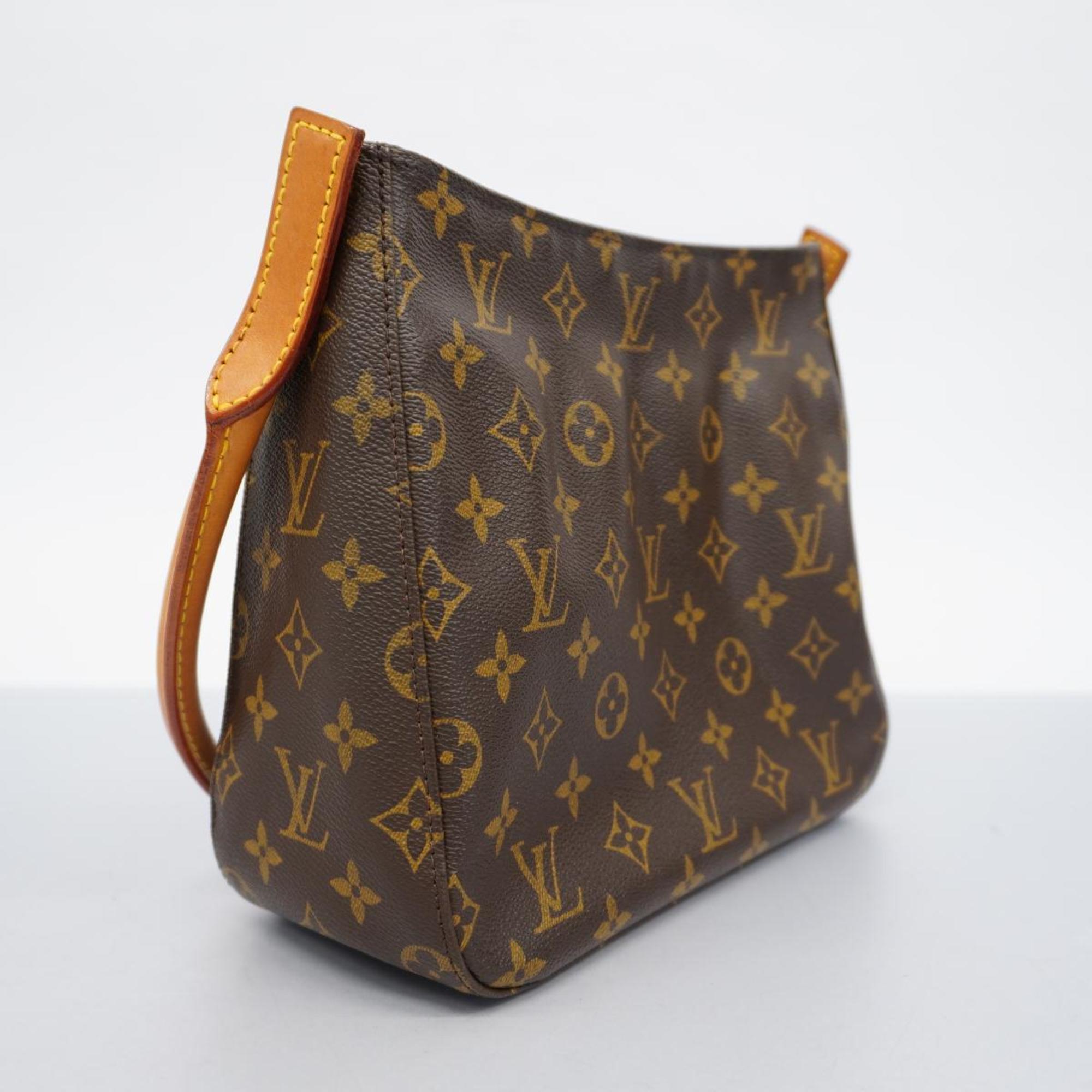Louis Vuitton Shoulder Bag Monogram Looping MM M51146 Brown Women's