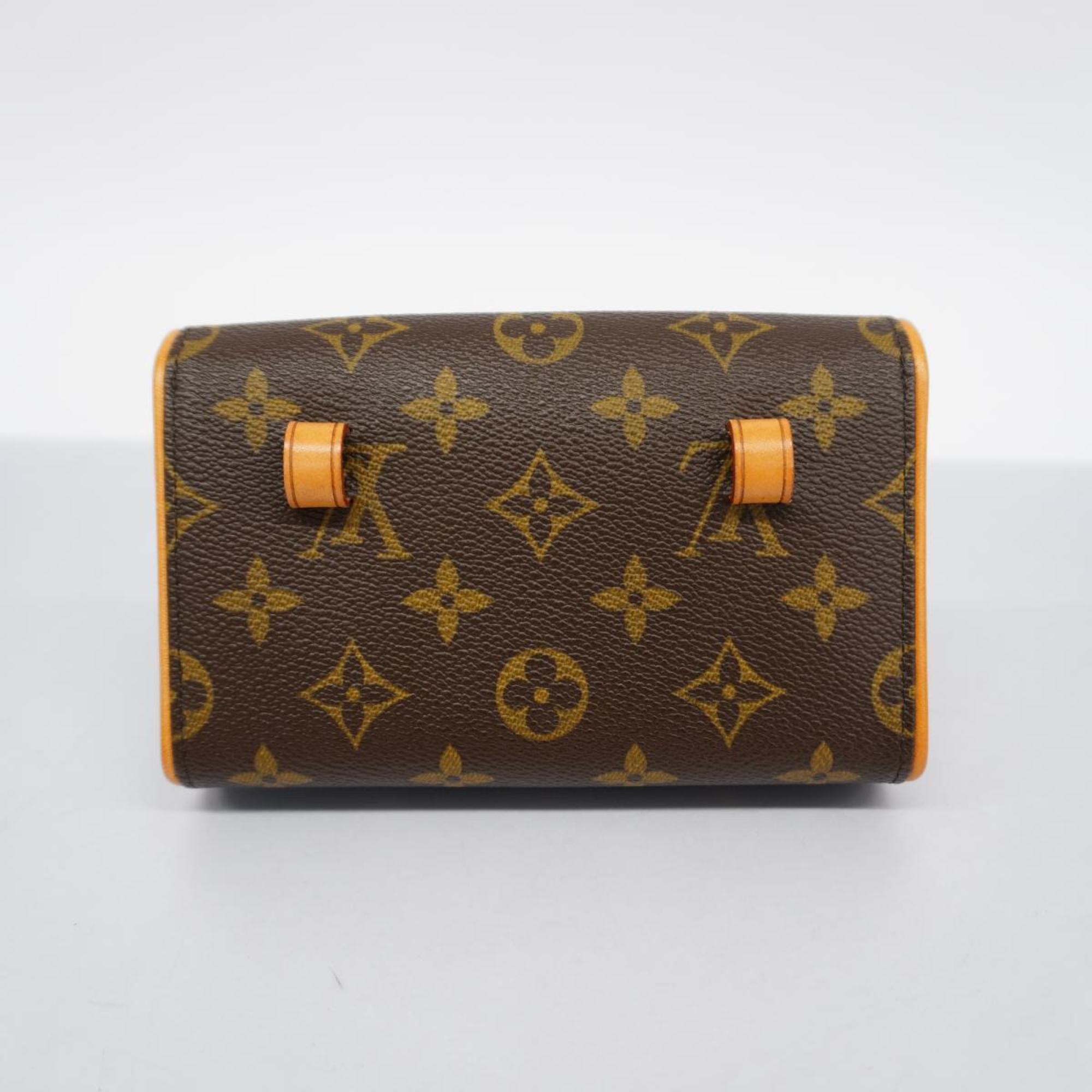 Louis Vuitton Waist Bag Monogram Pochette Florentine M51855 Brown Men's Women's