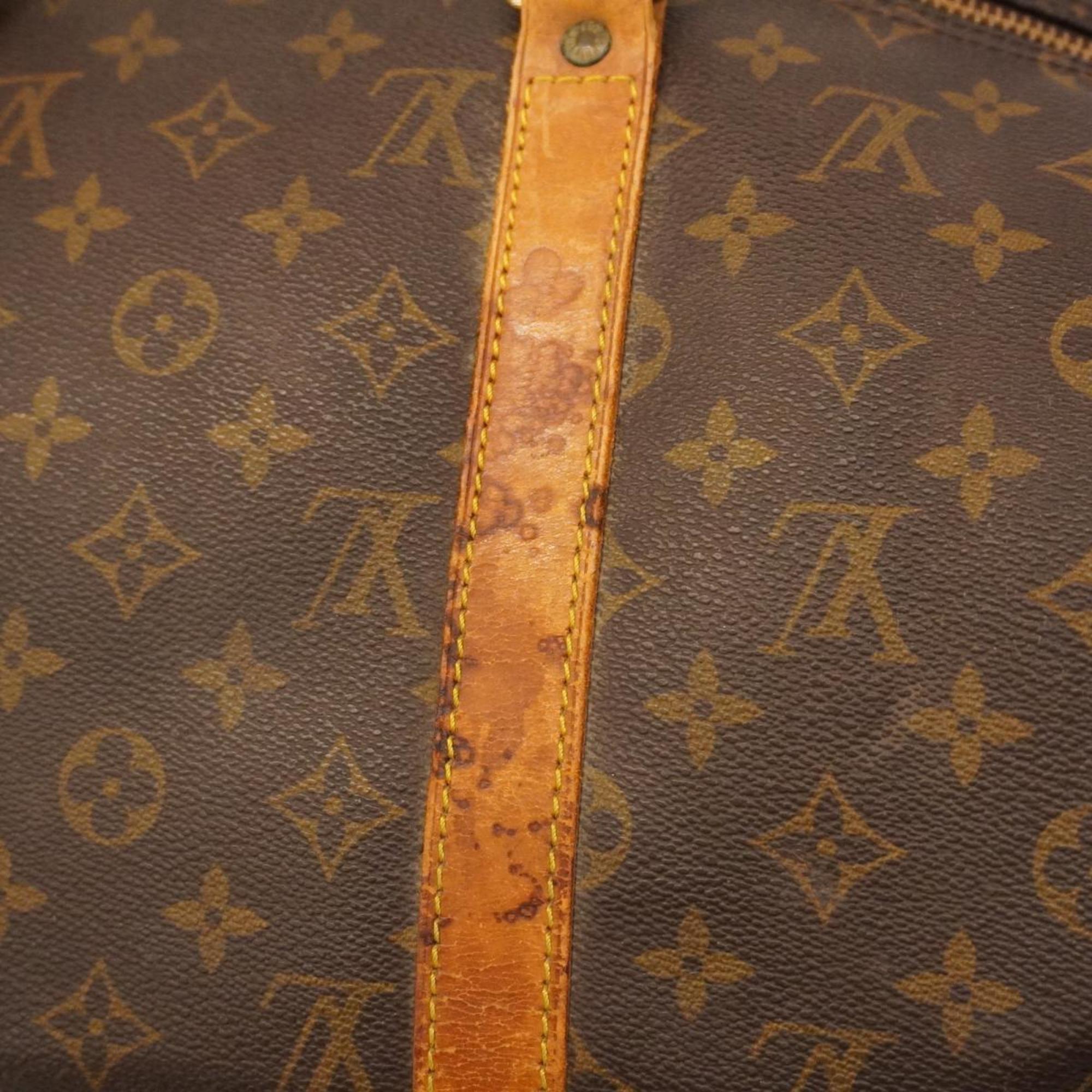 Louis Vuitton Boston Bag Monogram Keepall Bandouliere 50 M41416 Brown Men's Women's