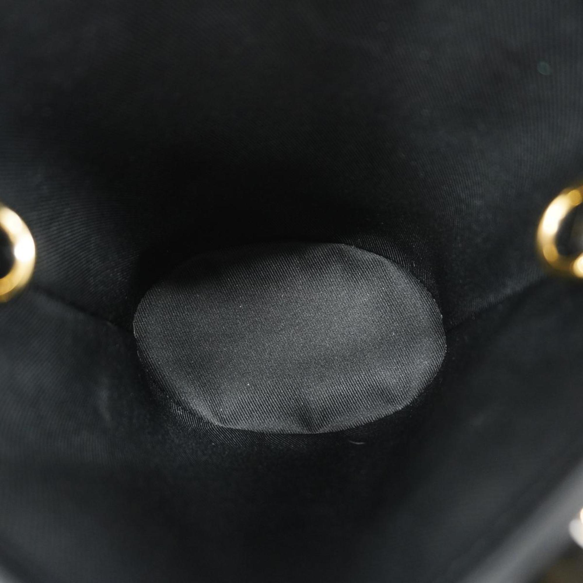Louis Vuitton Handbag LV By The Pool Nano Bucket M82418 Beige Black Women's