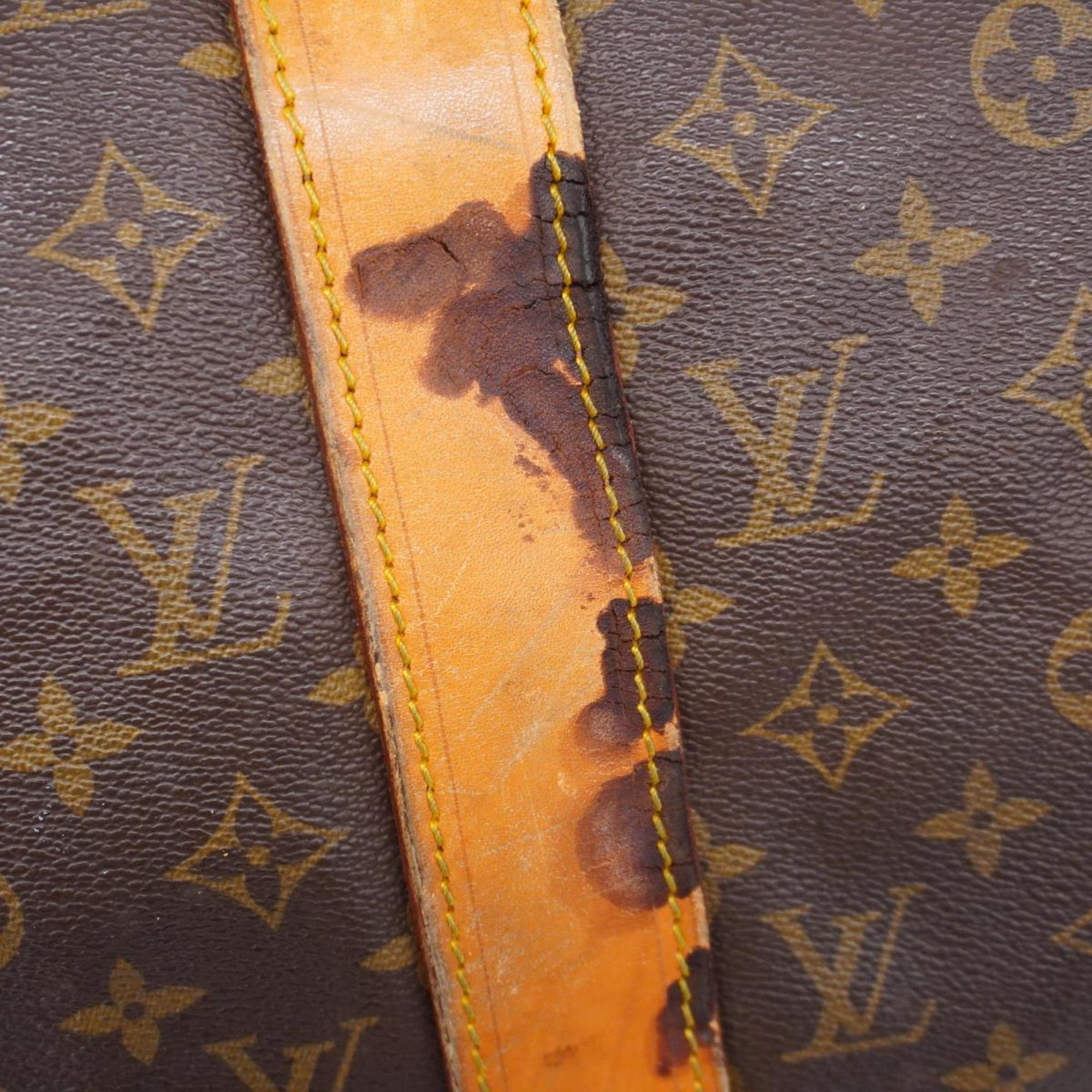 Louis Vuitton Boston Bag Monogram Sac Polochon 70 M41220 Brown Men's Women's