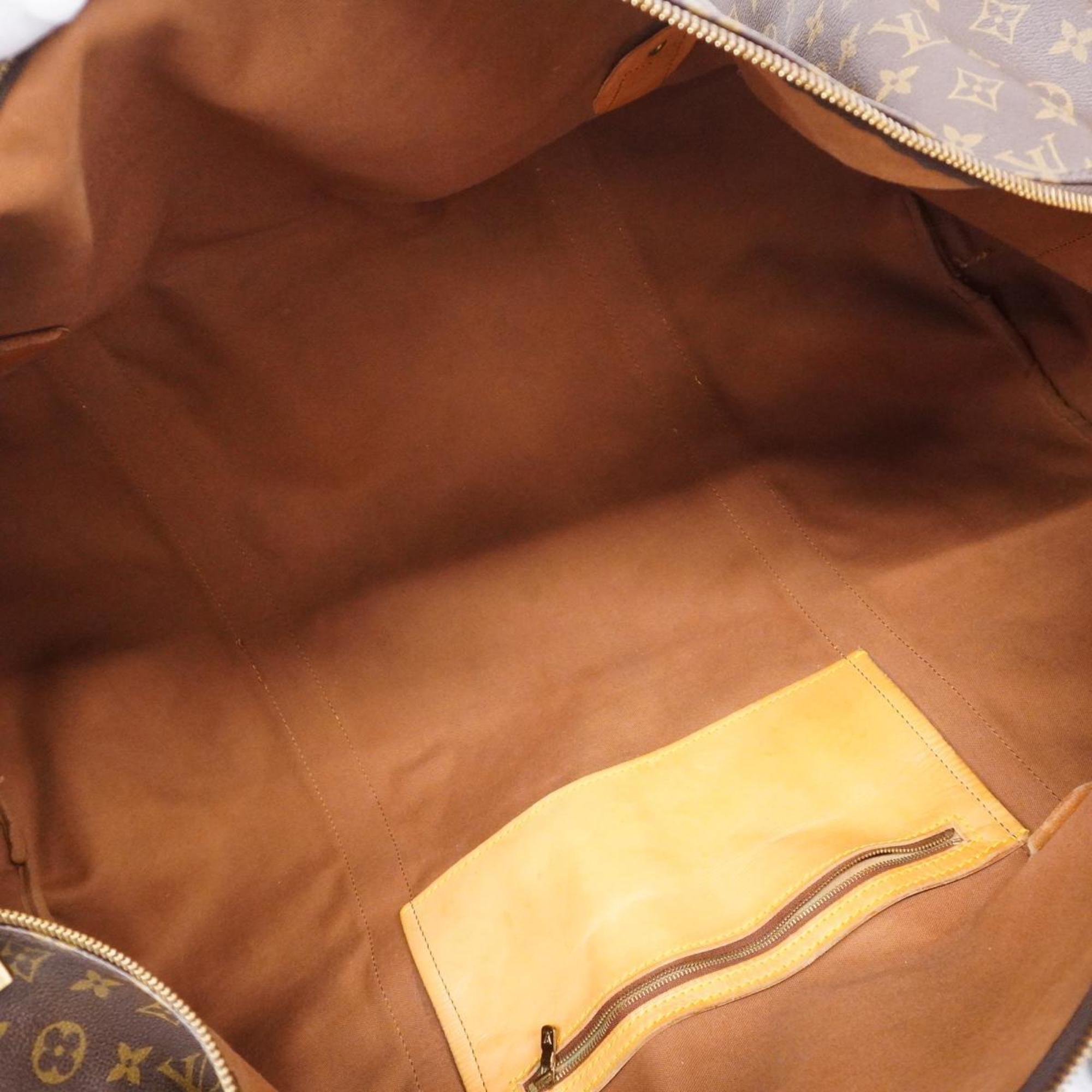Louis Vuitton Boston Bag Monogram Sac Polochon 70 M41220 Brown Men's Women's