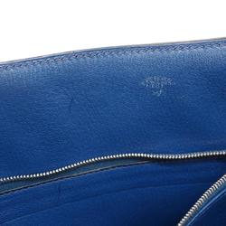 Hermes Shoulder Bag Gypsiere 34 □N Stamp Taurillon Clemence Bleu de Plus Women's