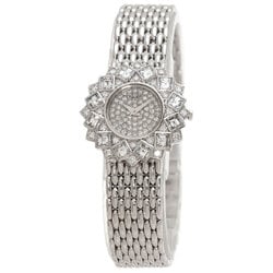 Seiko 1E70-0A60 Credor Diamond Watch, K18 White Gold, K18WG, Diamond, Women's