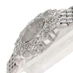 Seiko 1E70-0A60 Credor Diamond Watch, K18 White Gold, K18WG, Diamond, Women's