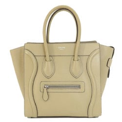 Celine Luggage Micro Tote Bag Calfskin Women's