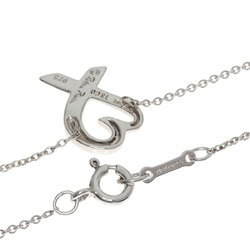 Tiffany Loving Heart Necklace Silver Women's