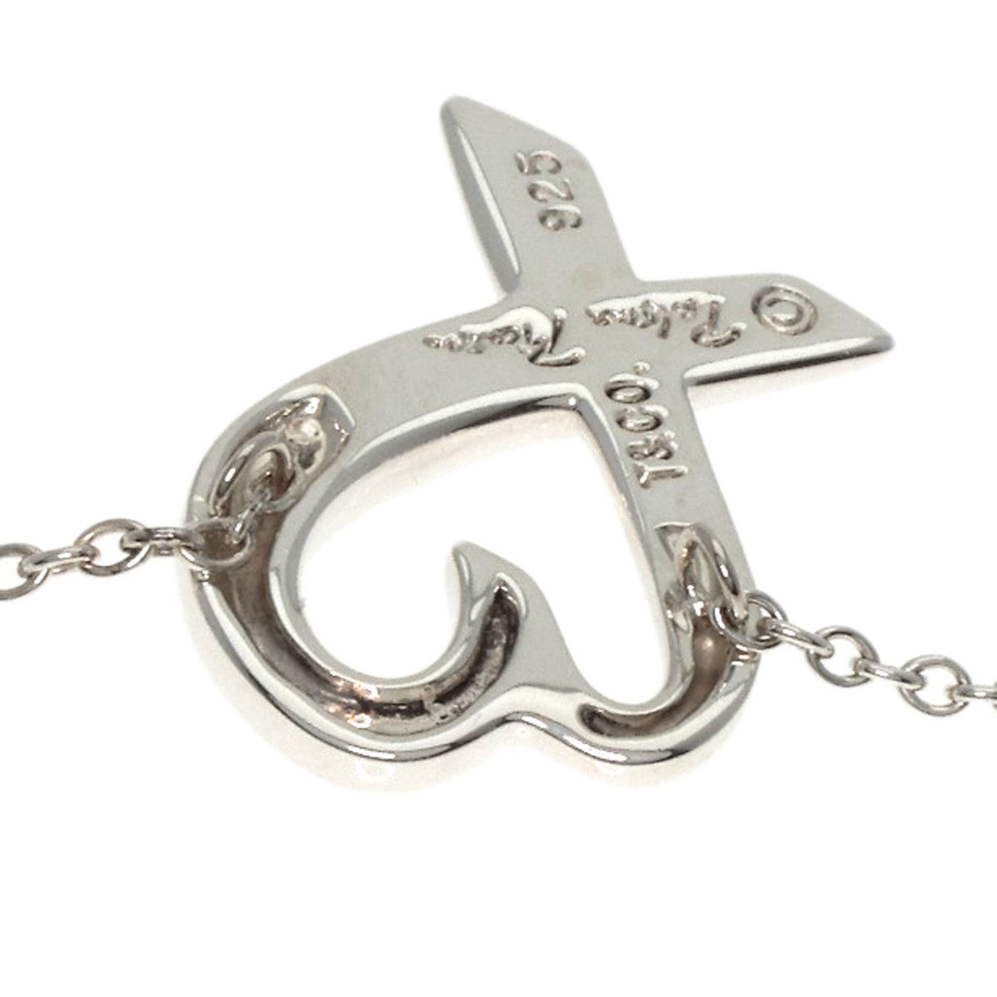 Tiffany Loving Heart Necklace Silver Women's