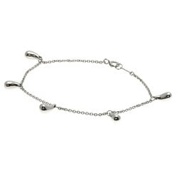 Tiffany 5P teardrop bracelet silver ladies