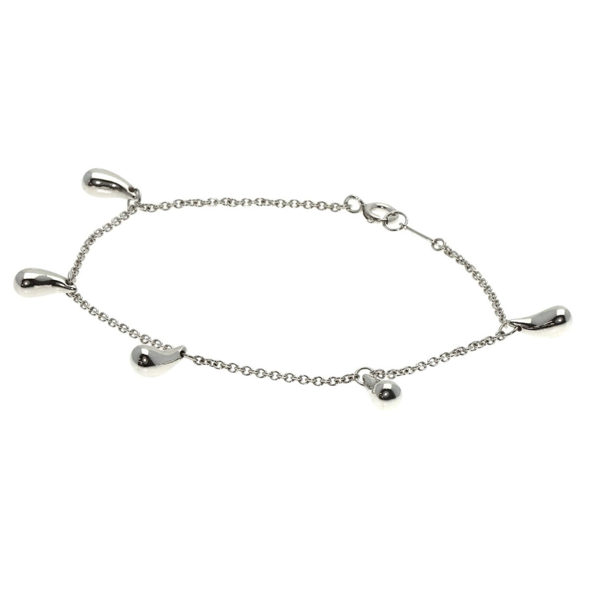 Tiffany 5P teardrop bracelet silver ladies