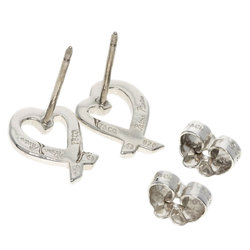 Tiffany Loving Heart Earrings Silver Women's