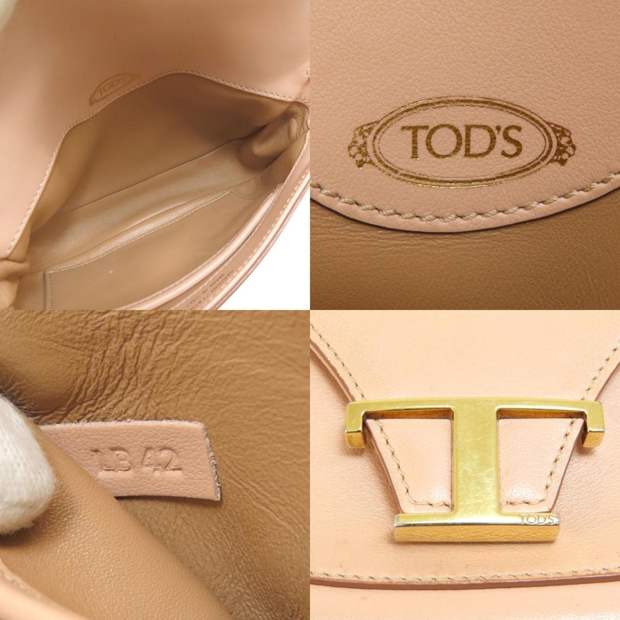 Tod's shoulder bag with metal fittings, leather, for women