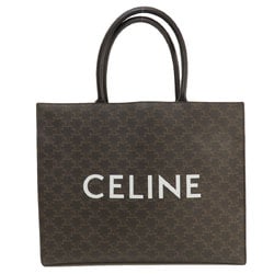 Celine Horizontal Cabas Triomphe Tote Bag Coated Canvas Women's