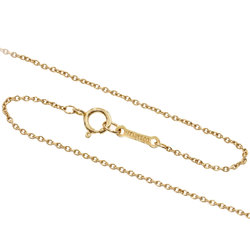 Tiffany 5P Teardrop Necklace K18 Yellow Gold Women's