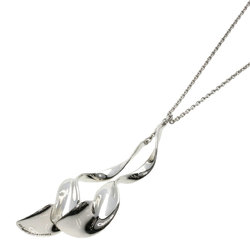 Tiffany Orchid Double Frank Gehry Necklace Silver Women's