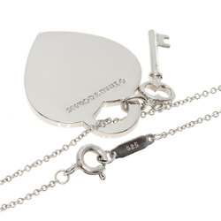 Tiffany Return to Heart Tag & Key Necklace Silver Women's