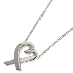 Tiffany Loving Heart Necklace Silver Women's