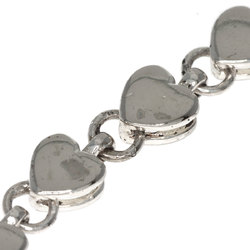 Tiffany puff heart bracelet silver ladies