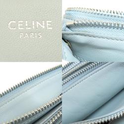 Celine Trio Shoulder Bag Leather Women's