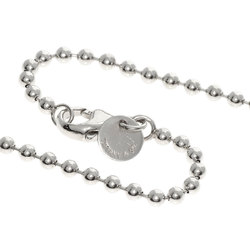 Tiffany Return to Oval Necklace Silver Women's