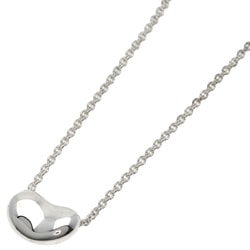 Tiffany Bean Necklace Silver Women's
