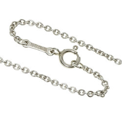 Tiffany double loop necklace silver ladies