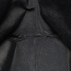 Salvatore Ferragamo Gancini Tote Bag Shoulder PVC Leather Light Beige Black