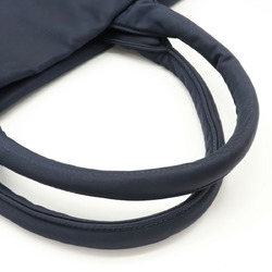 PRADA Prada Nylon TESSUTO DOUBLE Tote Bag Shoulder Reversible NERO Black Navy BN1958