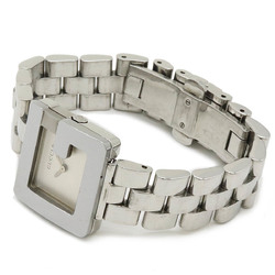 GUCCI G motif silver dial ladies SS quartz watch 3600L