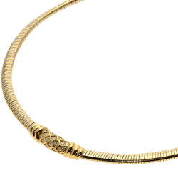 Cartier Diamond Necklace K18 Yellow Gold K18WG Ladies