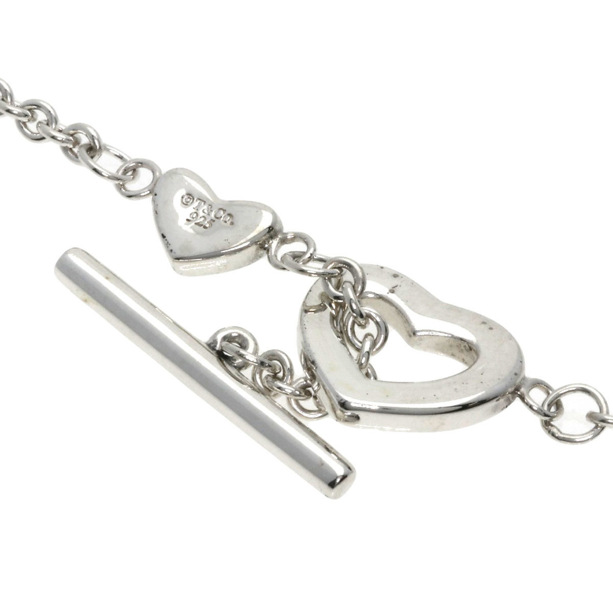 Tiffany multi heart bracelet silver ladies