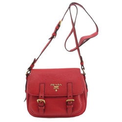 Prada Shoulder Bag Leather Women's