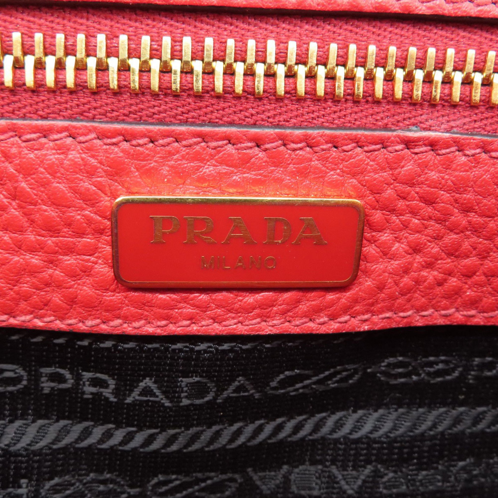 Prada Shoulder Bag Leather Women's
