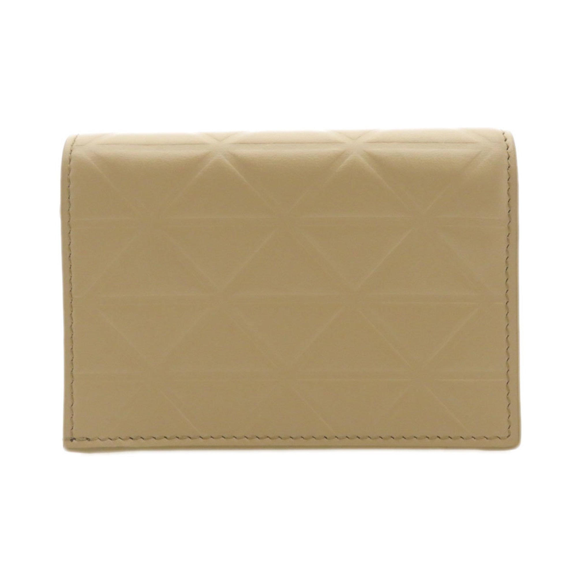 Prada motif bi-fold wallet in calf leather for women