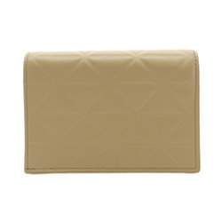 Prada motif bi-fold wallet in calf leather for women
