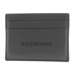 Balenciaga metal business card holder/card case in calf leather for men