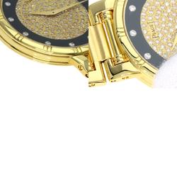 Piaget 94023K81 Dancer 12P Diamond Watch K18 Yellow Gold K18YG Men's