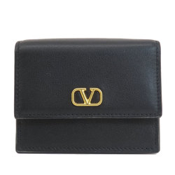 Valentino Business Card Holder/Card Case Leather Women's