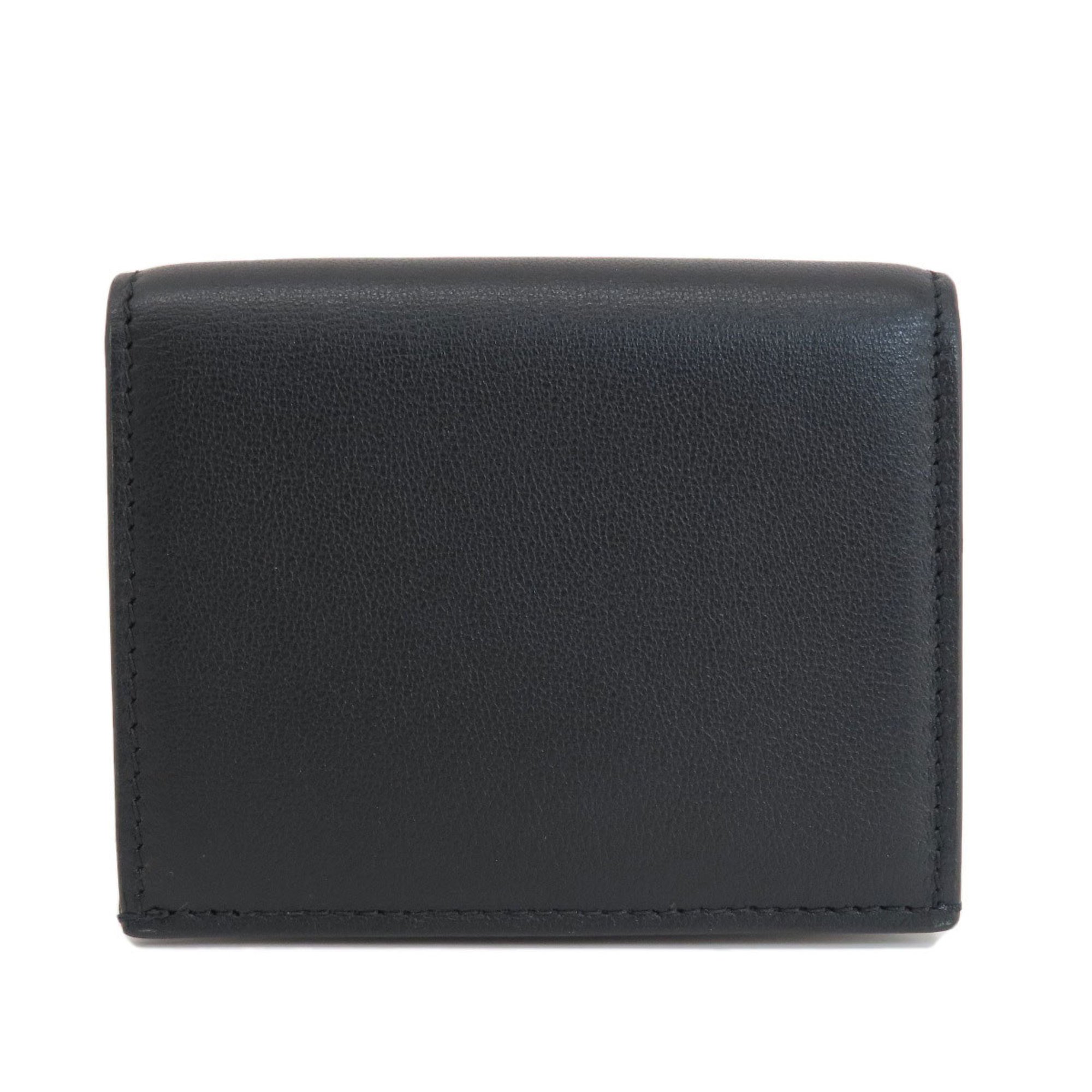 Valentino Business Card Holder/Card Case Leather Women's