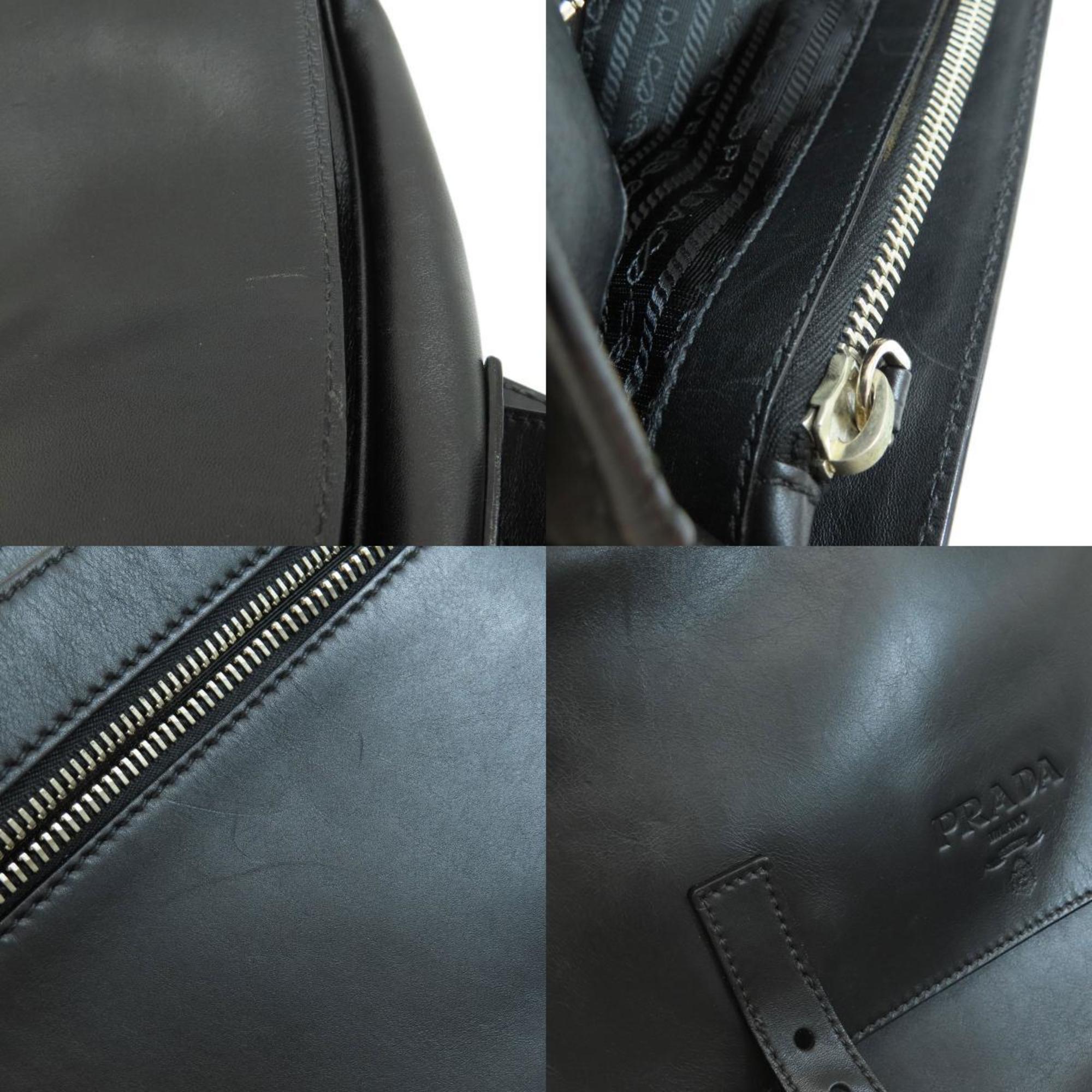 Prada VA0596 Shoulder Bag Leather Women's