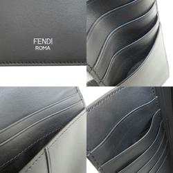 Fendi Monster Long Wallet Leather Women's